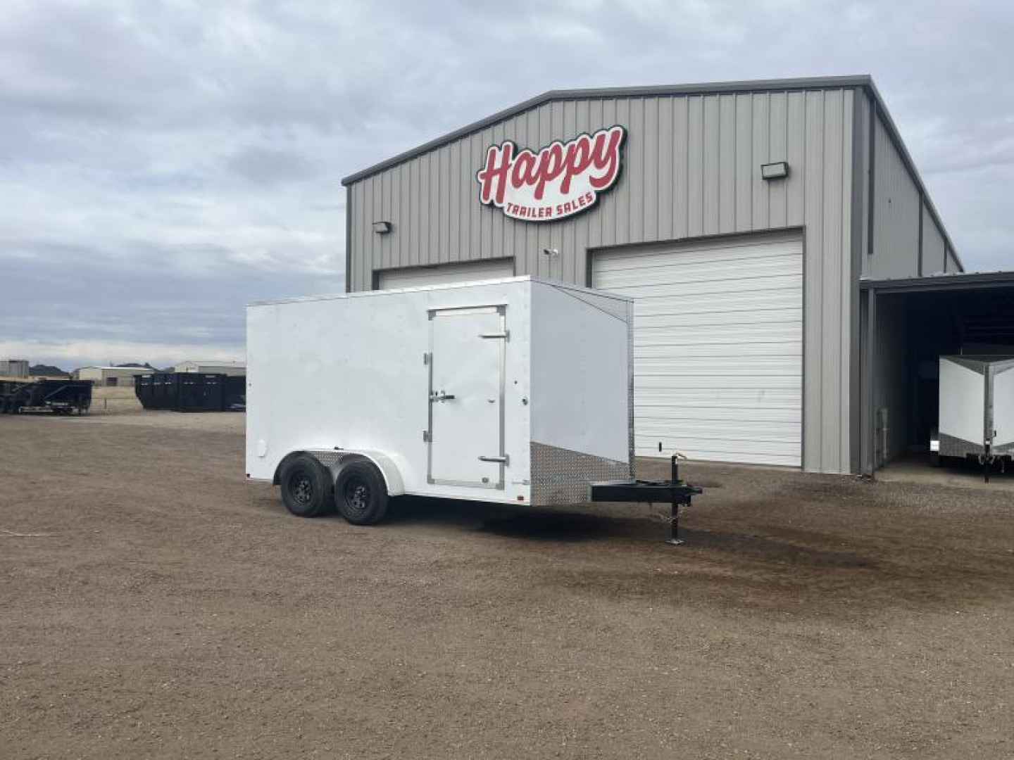 New 2024 RC Trailers 7'x14' V-Nose Enclosed Cargo Trailer - CGRCM