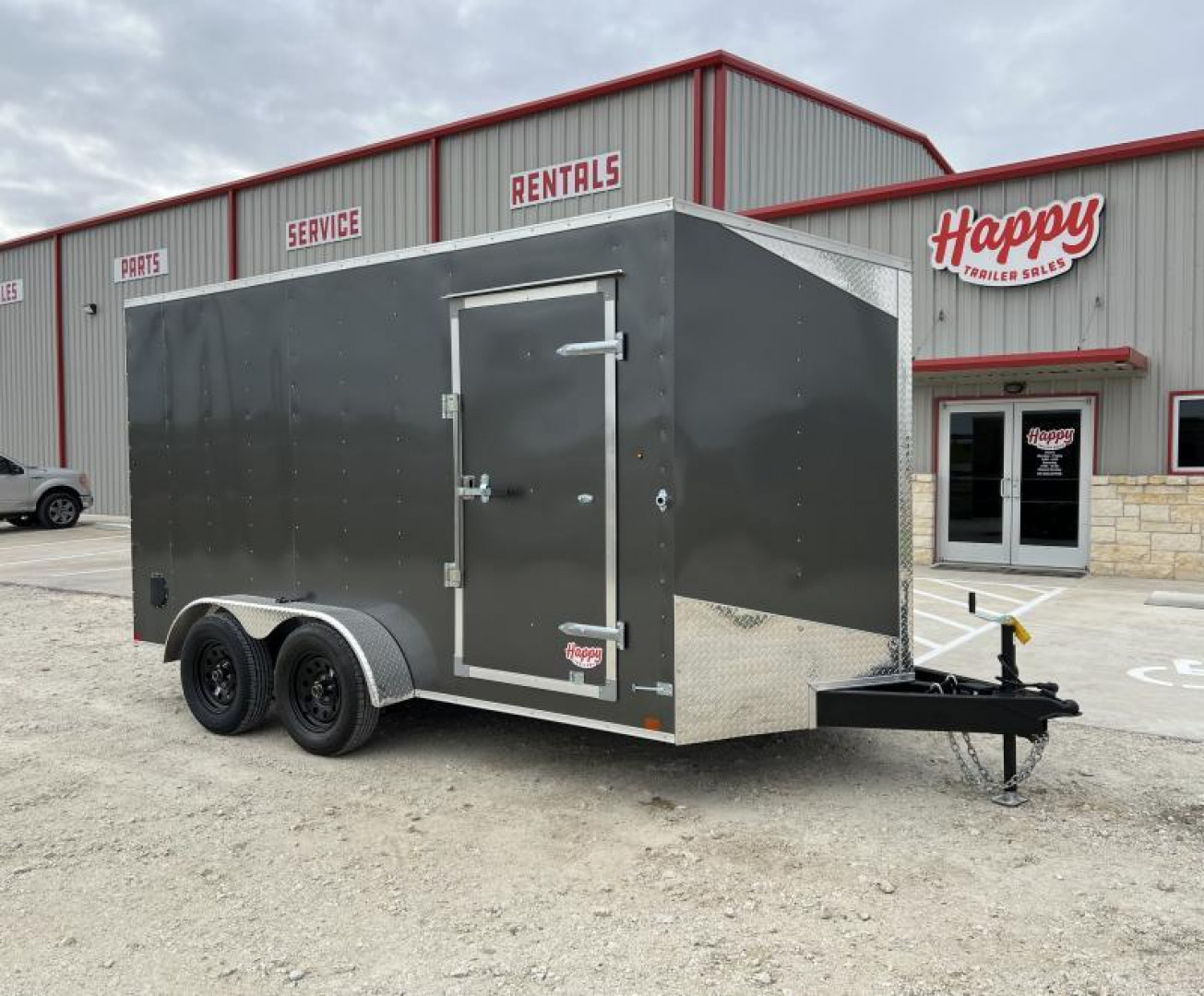 New 2024 RC Trailers 7'x14' V-Nose Enclosed Cargo Trailer - CGRCM