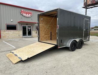 New 2024 RC Trailers 7'x14' V-Nose Enclosed Cargo Trailer - CGRCM