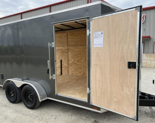 New 2024 RC Trailers 7'x14' V-Nose Enclosed Cargo Trailer - CGRCM