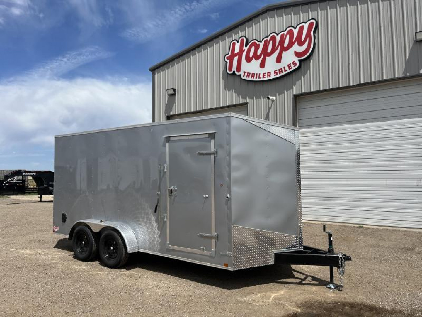 New 2024 RC Trailers 7'x16' V-Nose Enclosed Cargo Trailer - CGRCM