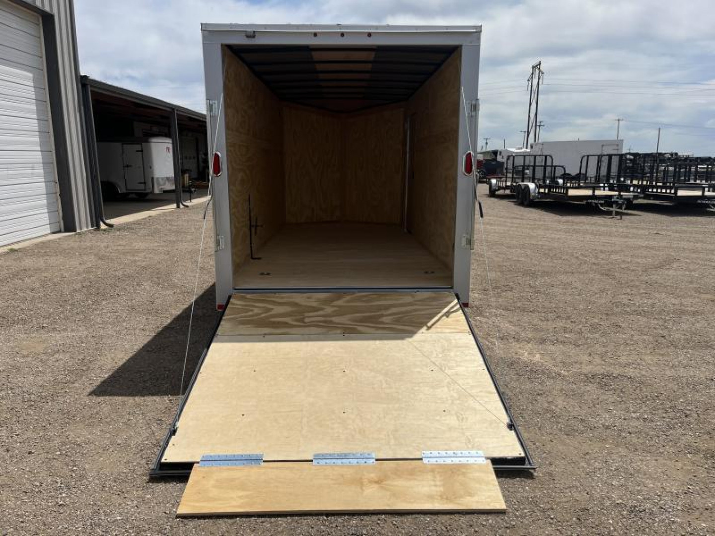 New 2024 RC Trailers 7'x16' V-Nose Enclosed Cargo Trailer - CGRCM