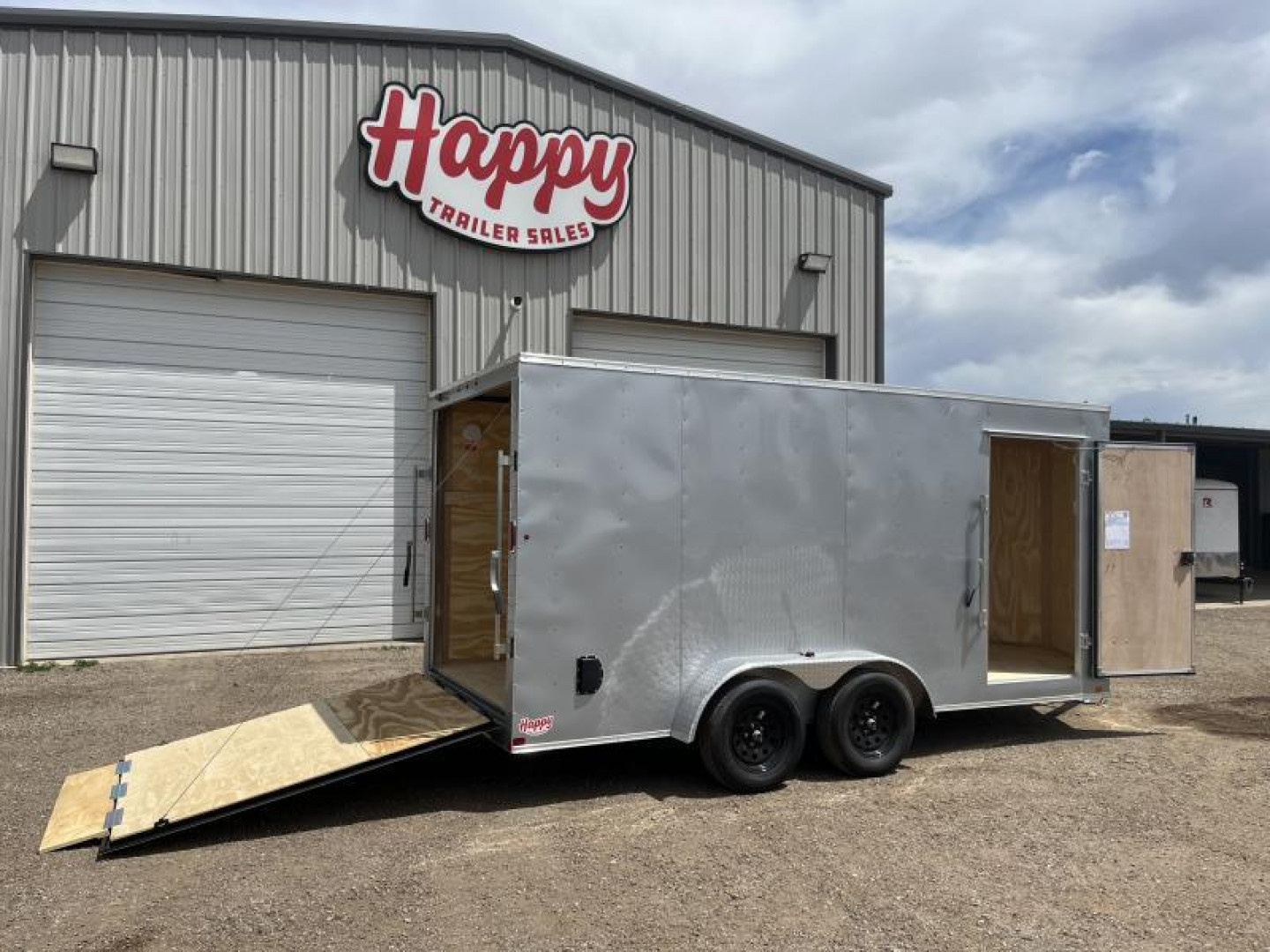 New 2024 RC Trailers 7'x16' V-Nose Enclosed Cargo Trailer - CGRCM