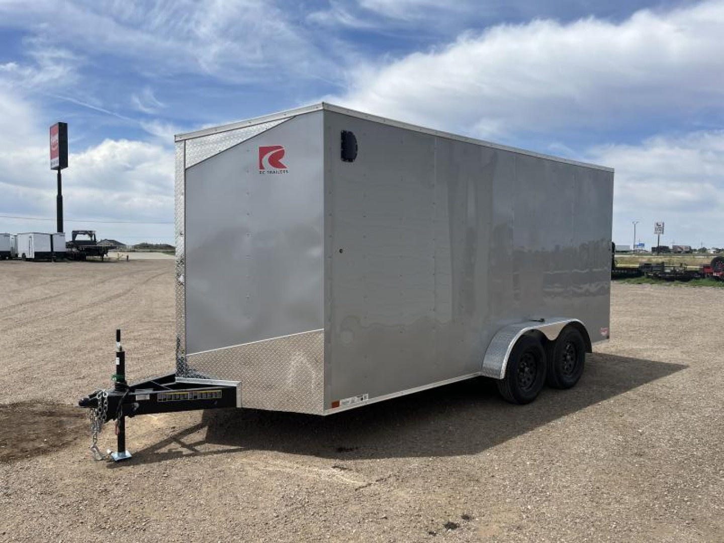 New 2024 RC Trailers 7'x16' V-Nose Enclosed Cargo Trailer - CGRCM