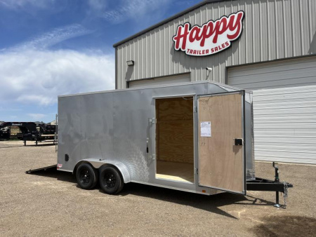 New 2024 RC Trailers 7'x16' V-Nose Enclosed Cargo Trailer - CGRCM