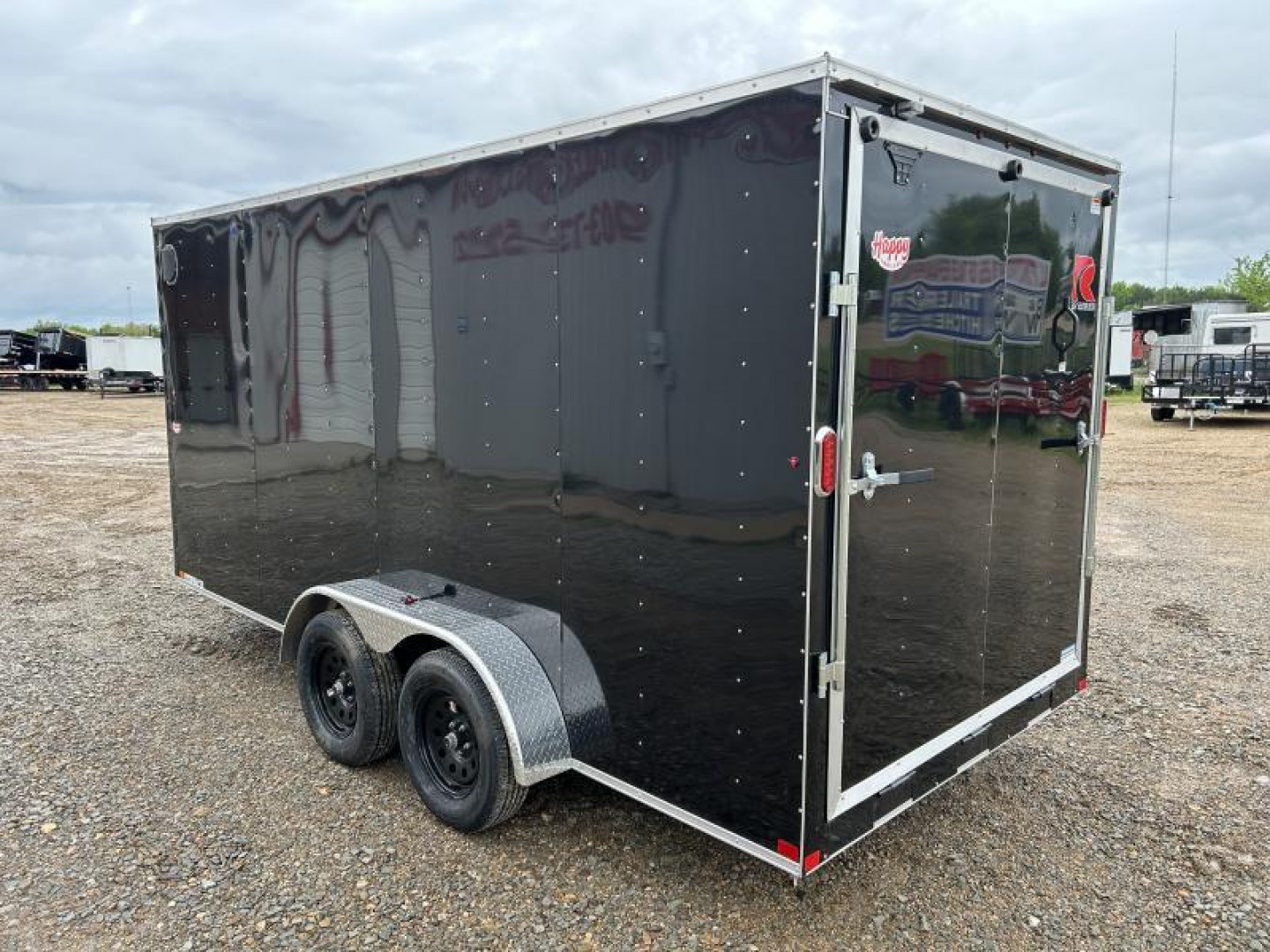 New 2024 RC Trailers 7'x16' V-Nose Enclosed Cargo Trailer - CGRCM
