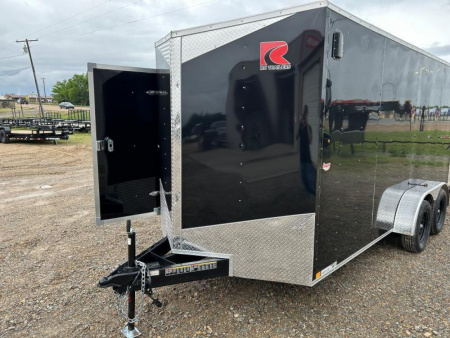 New 2024 RC Trailers 7'x16' V-Nose Enclosed Cargo Trailer - CGRCM