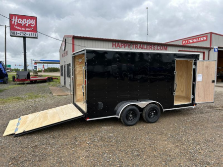 New 2024 RC Trailers 7'x16' V-Nose Enclosed Cargo Trailer - CGRCM