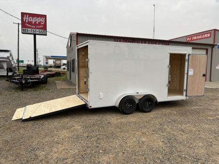 New 2024 RC Trailers 7'x16' V-Nose Enclosed Cargo Trailer - CGRCM