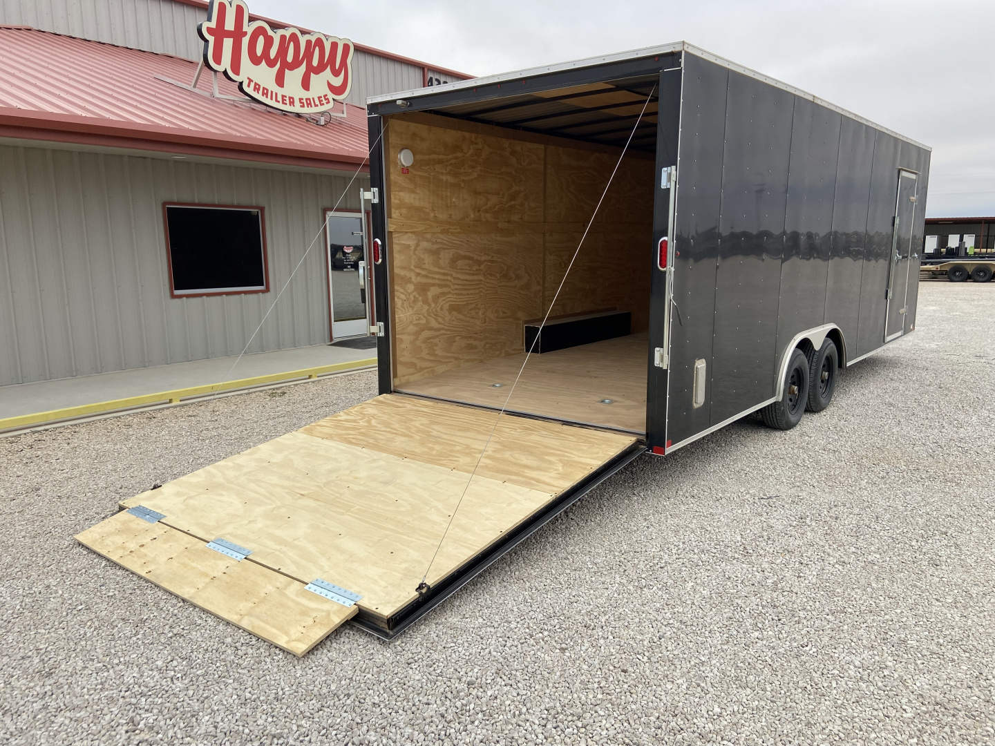 Used *USED* 2024 Carry-On 8.5'x24' V-Nose Enclosed Cargo Trailer