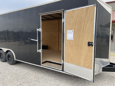 Used *USED* 2024 Carry-On 8.5'x24' V-Nose Enclosed Cargo Trailer