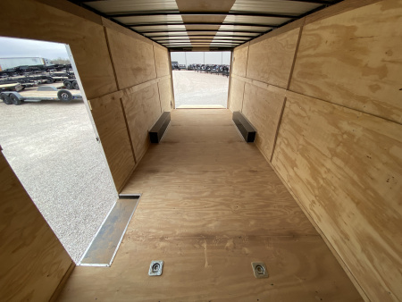 Used *USED* 2024 Carry-On 8.5'x24' V-Nose Enclosed Cargo Trailer