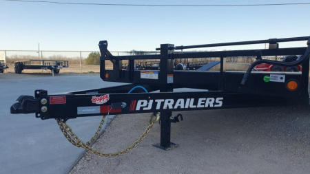 New 2024 PJ 102" x 20' BP 6" Channel Super-Wide Equipment Trailer - B6