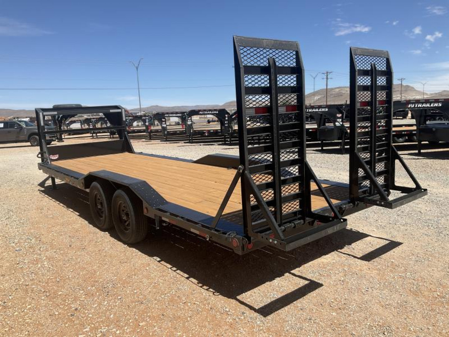 New 2024 PJ 102" x 24' GN 6" Channel Super-Wide Equipment Trailer - B6