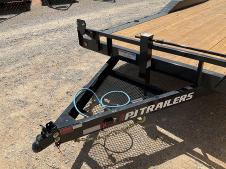 New 2024 PJ 102" x 20' BP 6" Channel Super-Wide Equipment Trailer - B6