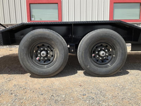 New 2024 PJ 102" x 20' BP 6" Channel Super-Wide Equipment Trailer - B6