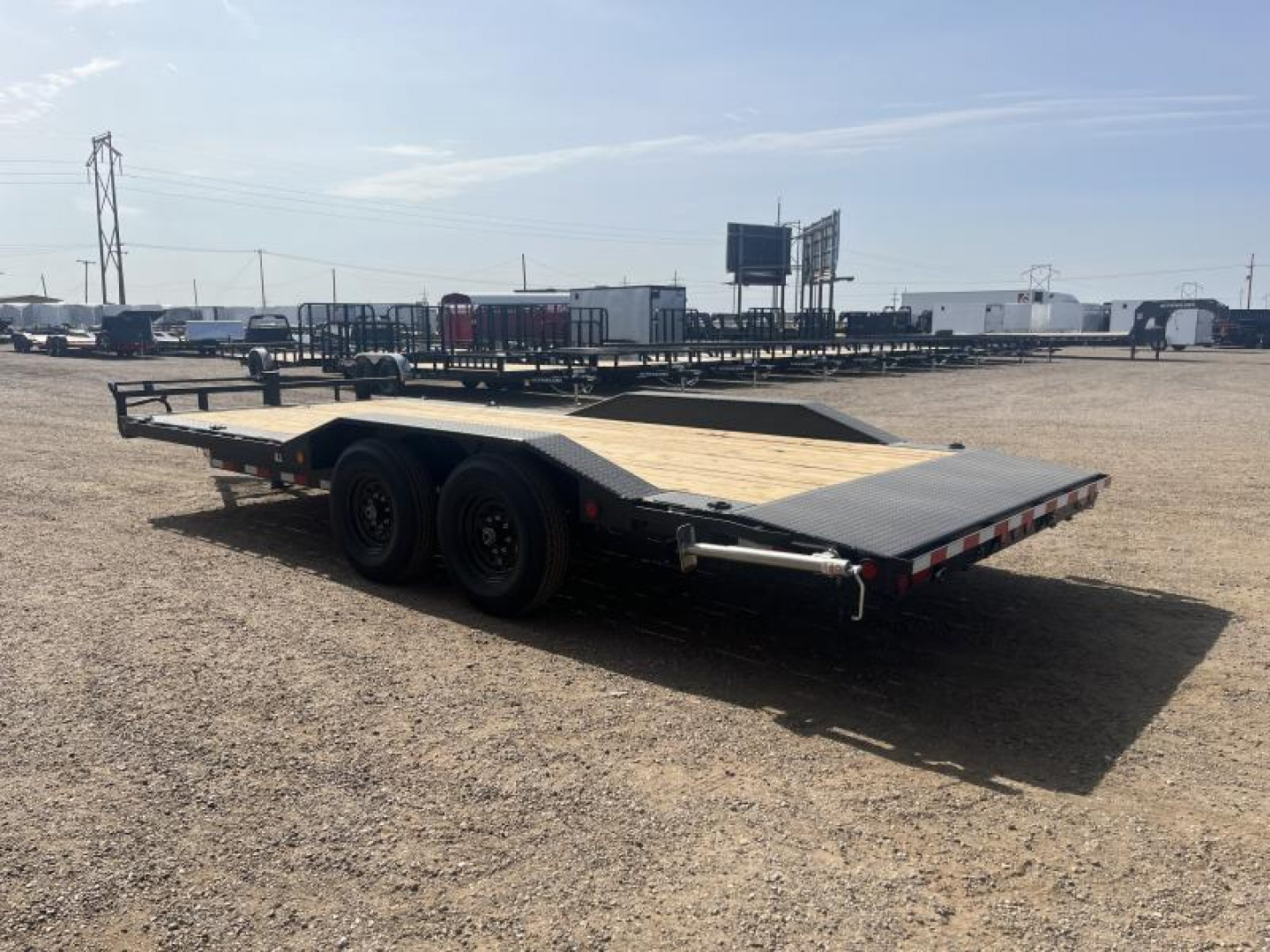 New 2025 PJ 102" x 20' BP 6" Channel Super-Wide Equipment Trailer - B6
