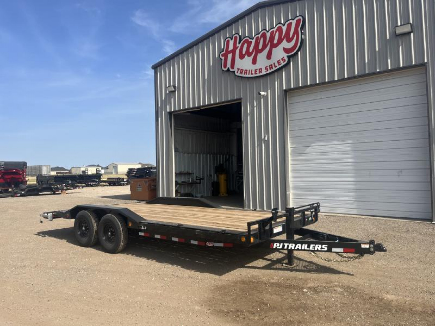 New 2025 PJ 102" x 20' BP 6" Channel Super-Wide Equipment Trailer - B6