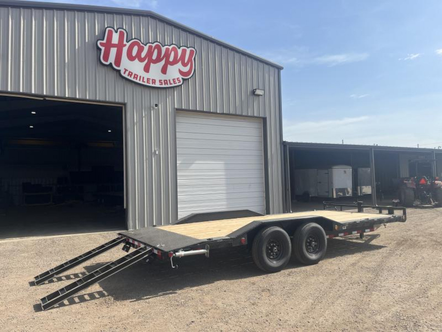 New 2025 PJ 102" x 20' BP 6" Channel Super-Wide Equipment Trailer - B6