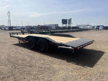 New 2025 PJ 102" x 20' BP 6" Channel Super-Wide Equipment Trailer - B6