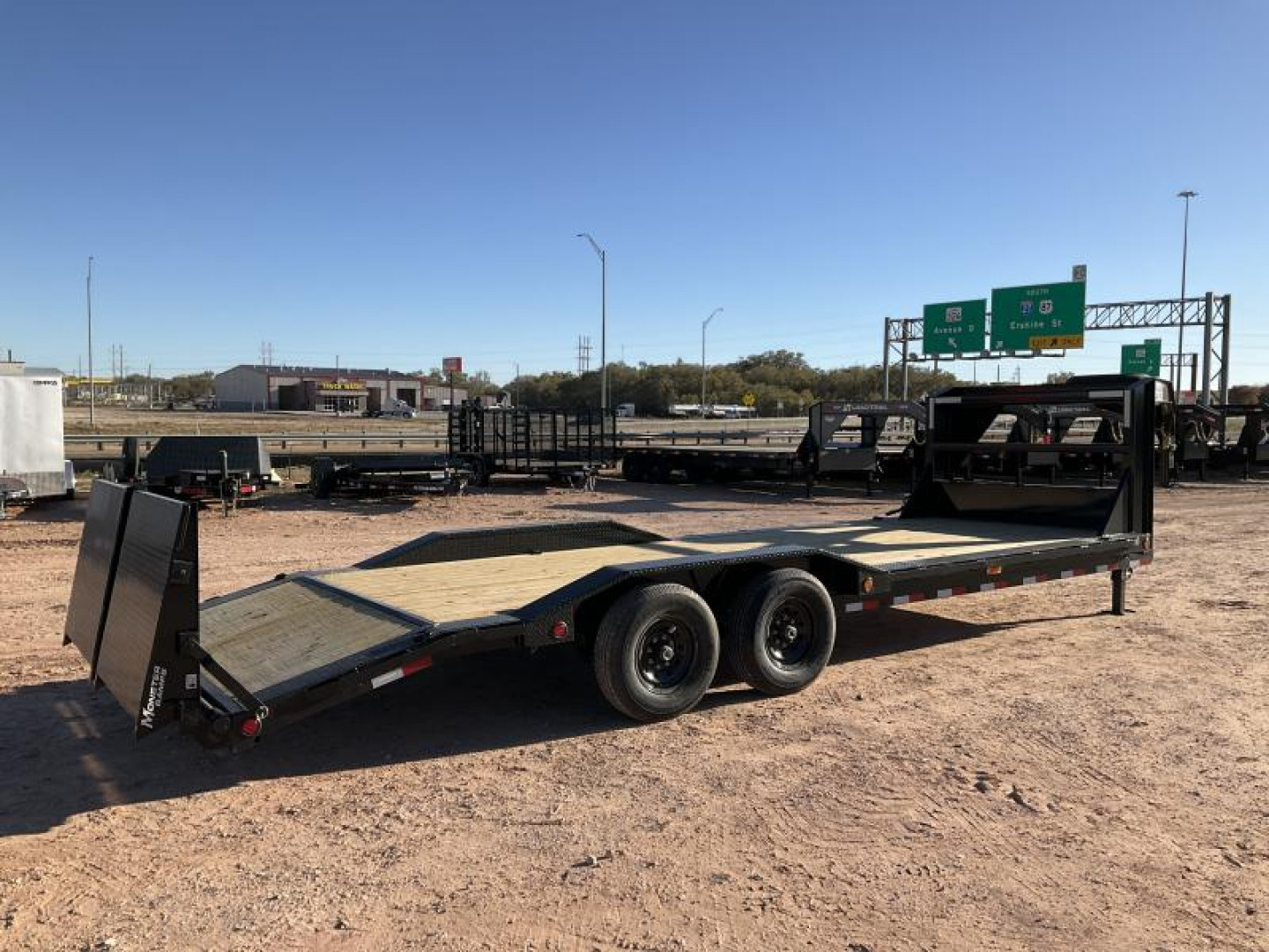 New 2025 PJ 102" x 24' GN 6" Channel Super-Wide Equipment Trailer - B6