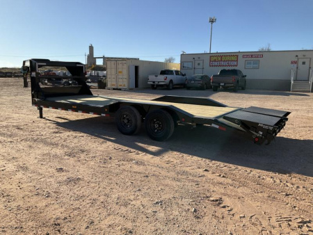 New 2025 PJ 102" x 24' GN 6" Channel Super-Wide Equipment Trailer - B6
