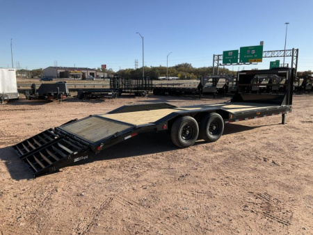 New 2025 PJ 102" x 24' GN 6" Channel Super-Wide Equipment Trailer - B6