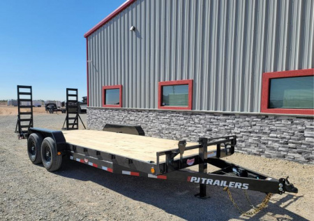 2025 PJ 83''x20' BP 6" Channel Equipment Trailer - CC