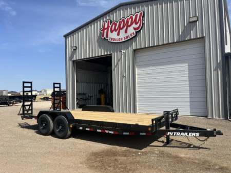 2025 PJ 83''x20' BP 6" Channel Equipment Trailer - CC