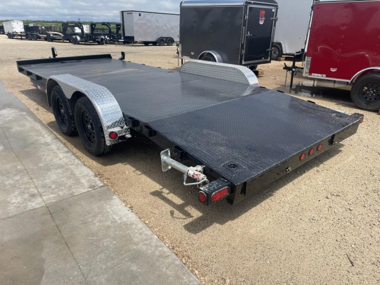 New 2025 PJ 83"x20' BP 5" Channel Steel Deck Carhauler - CH