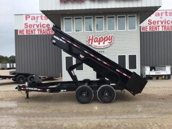 2025 PJ 83"x14' BP Tandem Axle Low Pro Dump w/ 24" Sides - DL