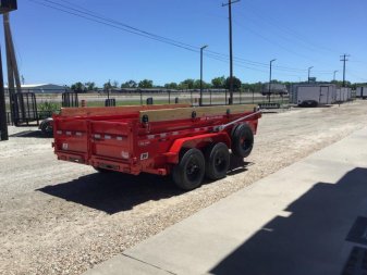 New 2024 PJ 83"x14' BP Tandem Axle Low Pro Dump w/ 24" Sides - DV