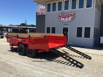 New 2024 PJ 83"x14' BP Tandem Axle Low Pro Dump w/ 24" Sides - DV