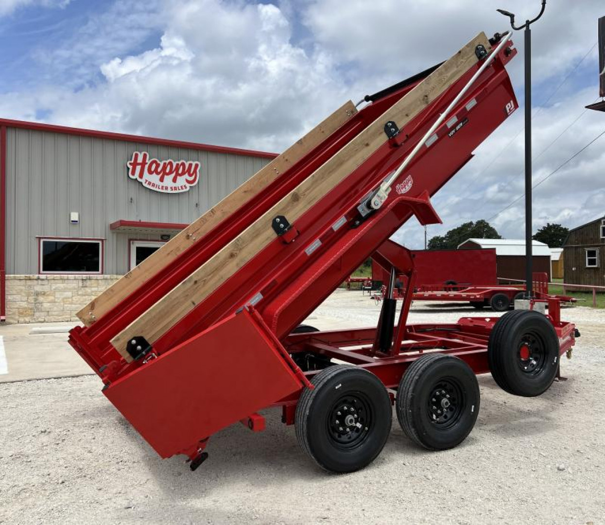 New 2024 PJ 83"x14' BP Tandem Axle Low Pro Dump w/ 24" Sides - DV