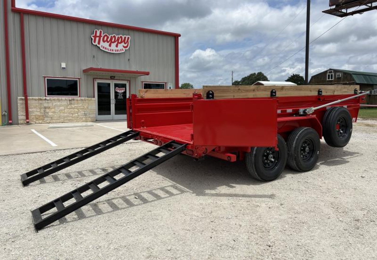 New 2024 PJ 83"x14' BP Tandem Axle Low Pro Dump w/ 24" Sides - DV