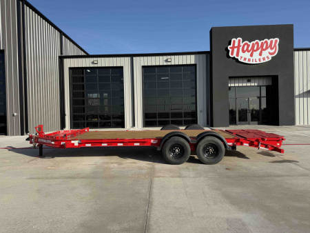 2024 PJ 83''x20' BP 8" I-Beam Equipment Trailer - EV