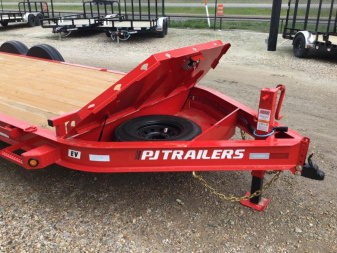 New 2024 PJ 83''x20' BP 8" I-Beam Equipment Trailer - EV