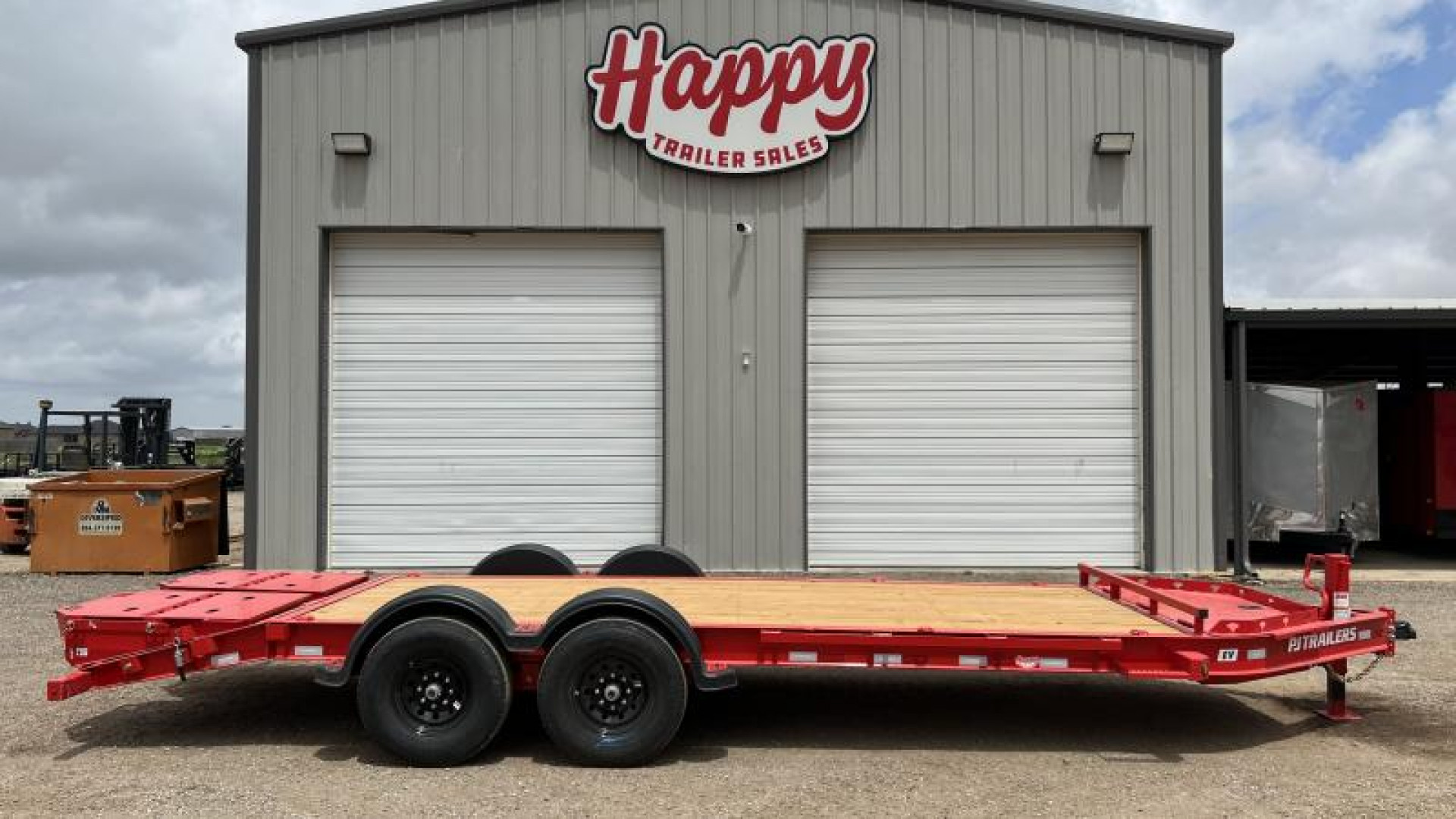New 2024 PJ 83''x20' BP 8" I-Beam Equipment Trailer - EV
