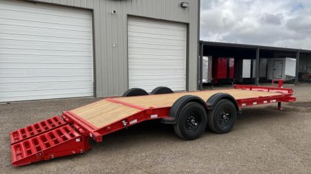 New 2024 PJ 83''x20' BP 8" I-Beam Equipment Trailer - EV