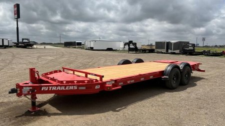 New 2024 PJ 83''x20' BP 8" I-Beam Equipment Trailer - EV