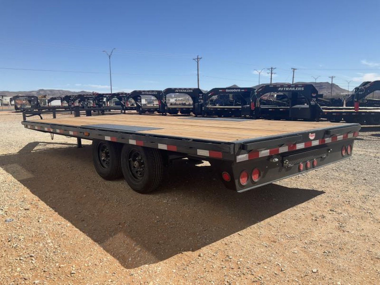 New 2025 PJ 102"x20' BP 8" I-Beam Deckover Trailer - F8