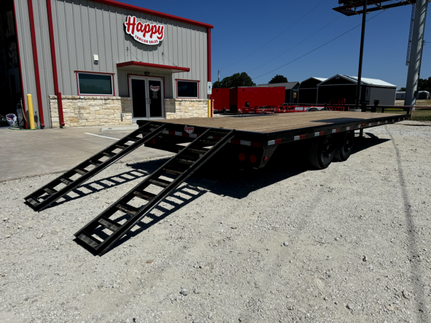 New 2025 PJ 102"x24' BP 8" I-Beam Deckover Trailer - F8