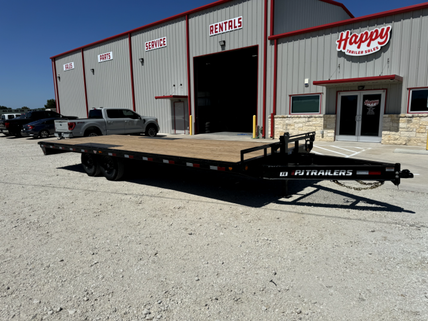 New 2025 PJ 102"x24' BP 8" I-Beam Deckover Trailer - F8