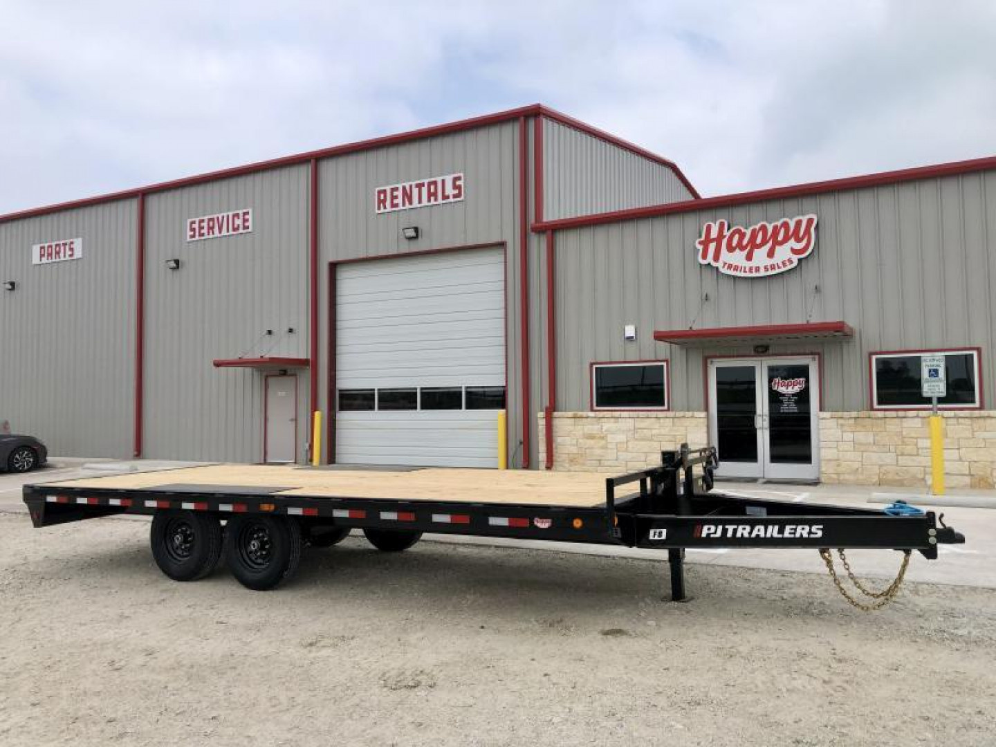 New 2025 PJ 102"x20' BP 8" I-Beam Deckover Trailer - F8