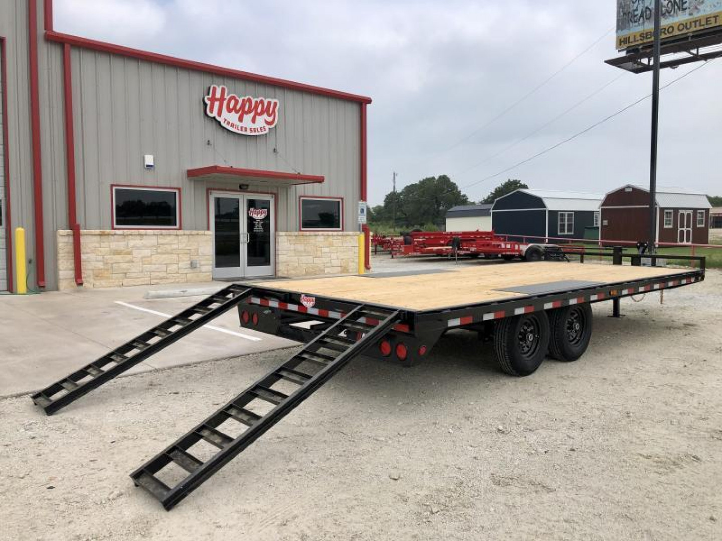 New 2025 PJ 102"x20' BP 8" I-Beam Deckover Trailer - F8