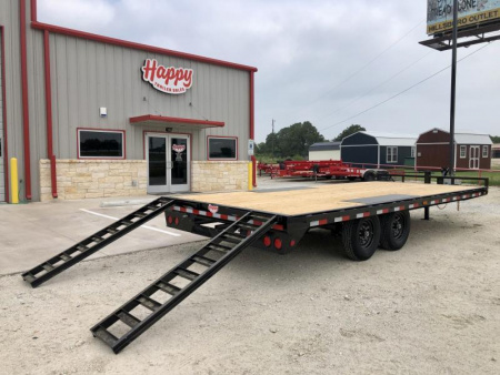 New 2025 PJ 102"x20' BP 8" I-Beam Deckover Trailer - F8