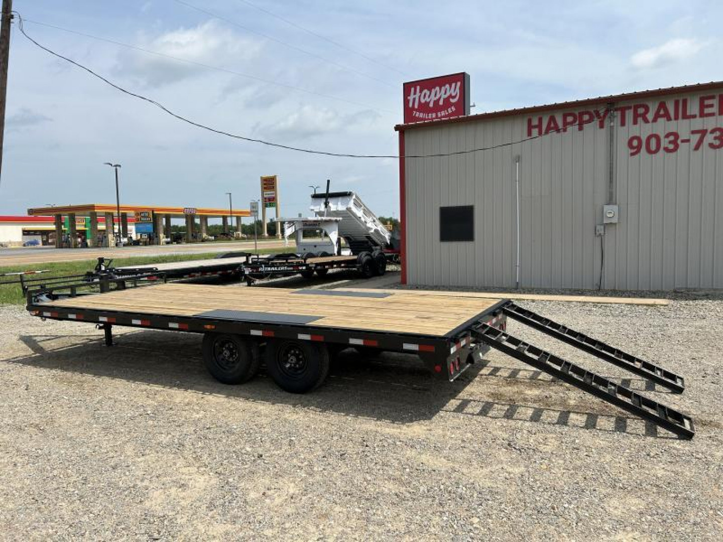 New 2025 PJ 102"x20' BP 8" I-Beam Deckover Trailer - F8