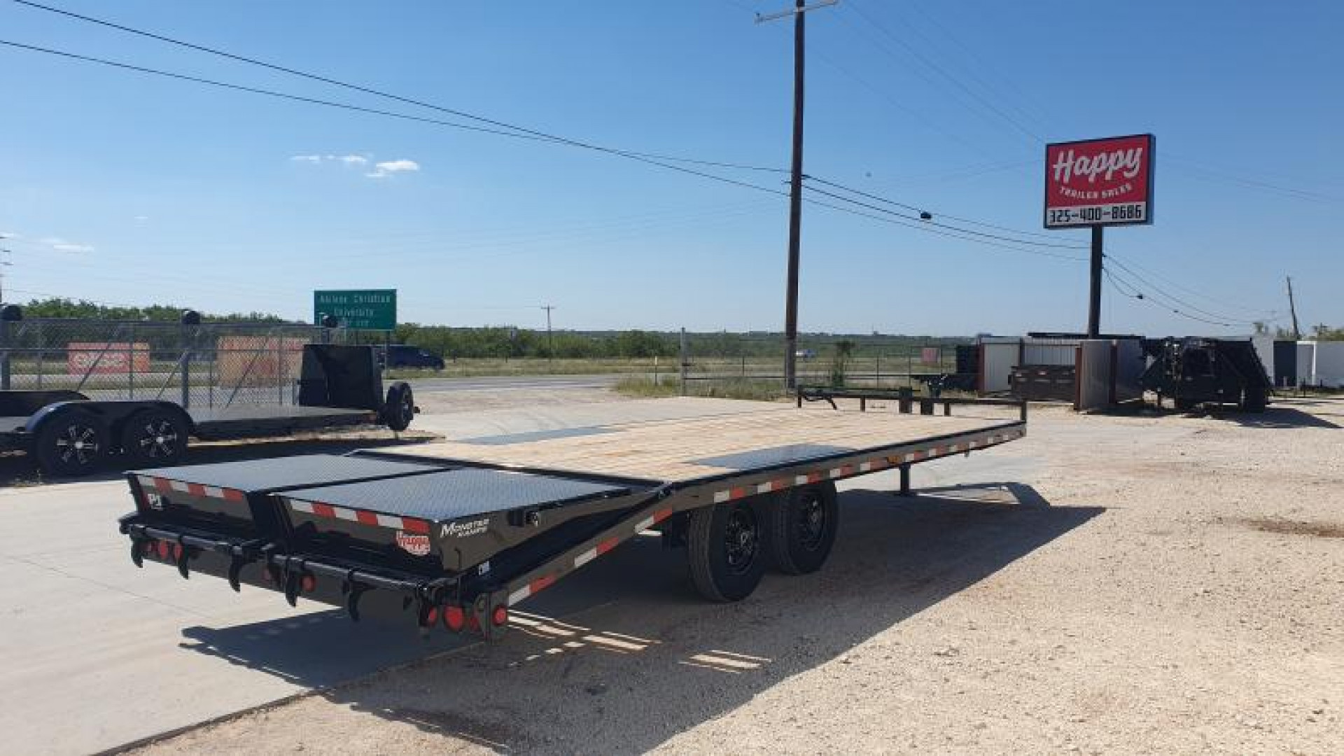 New 2025 PJ 102"x24' BP 8" I-Beam Deckover Trailer - F8