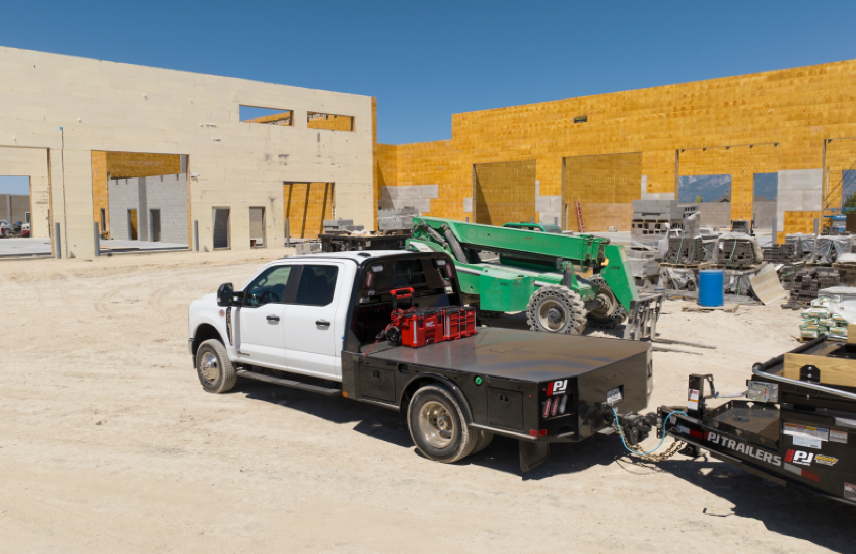 New Steel Skirted Flat Deck Body Truck Bed - GS