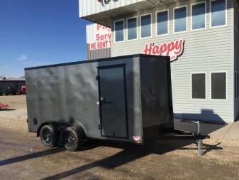 2024 Compass 7'x14' Enclosed Cargo Trailer - Indigo DLX